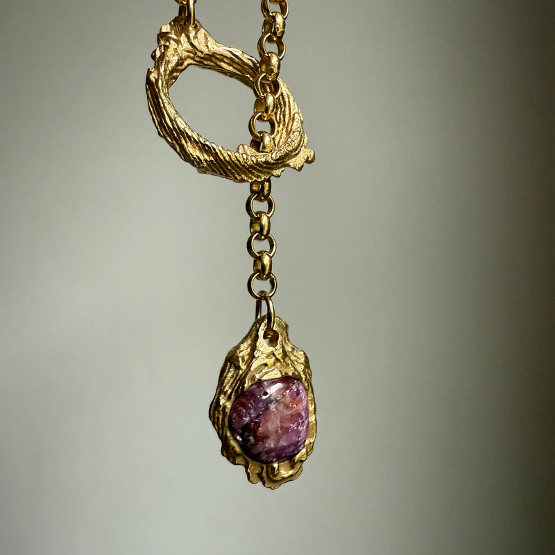 RUBY GEMSTONE CLASP 3