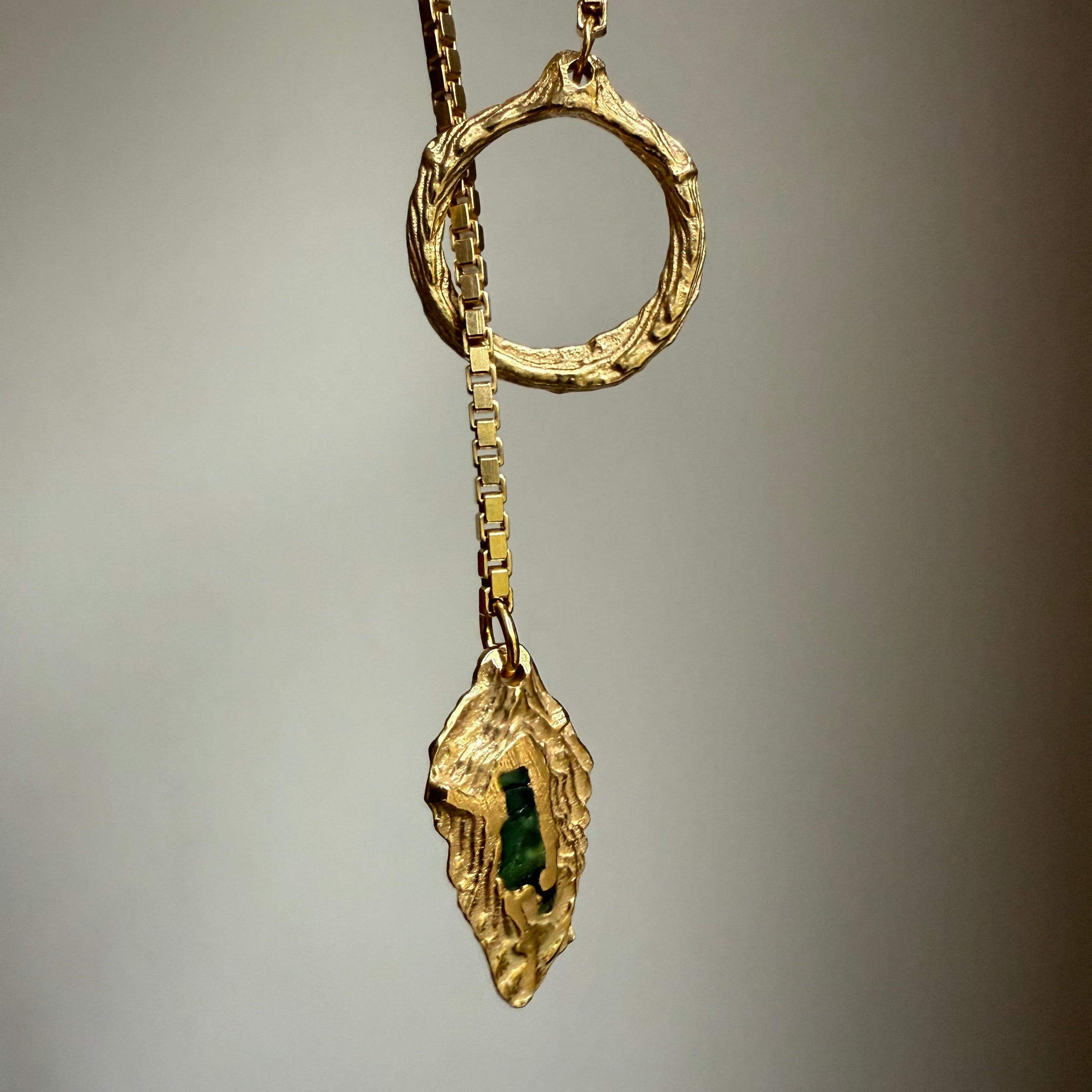 TOURMALINE GEMSTONE CLASP 1